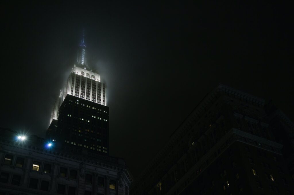 Empire State Building at night