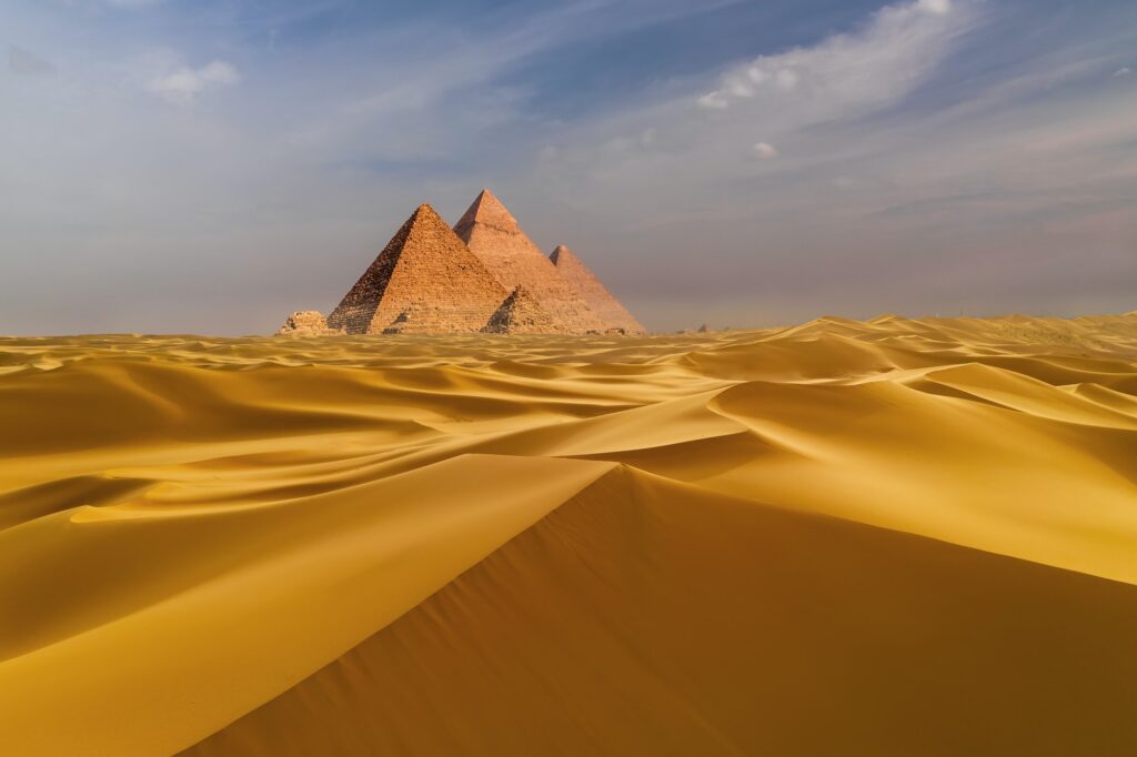 Pyramid of Giza, in Cairo